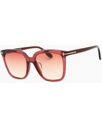 Tom Ford - Selby Shiny Bordeaux Sunglasses - Lyst