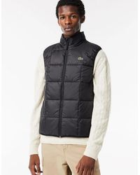 Lacoste - Sleeveless Water-Repellent Gilet Vest - Lyst