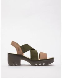 Fly London - Taji502Fly Sandals Taupe/Khaki - Lyst