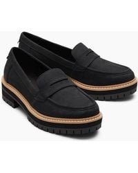 TOMS - Cara Leather Loafers - Lyst