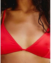 Tommy Hilfiger - Reversible Triangle Swim Top, Logo Ww Aop - Lyst