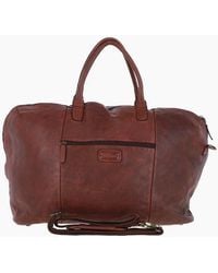 Ashwood Leather - Dylan Leather Holdall Brandy - Lyst