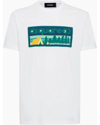 DSquared² - Adventure Print Cool Fit T-Shirt - Lyst