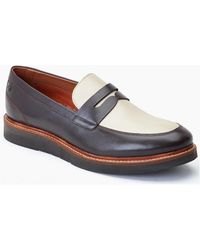 Base London - Sid Penny Loafers - Lyst
