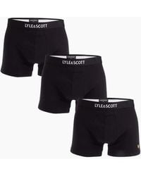 Lyle & Scott - 3-Pack Devon Boxer Trunks - Lyst