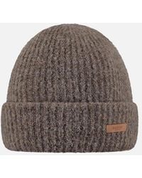 Barts - Witzia Stretchy Ribbed Knit Knitted Beanie Hat - Lyst