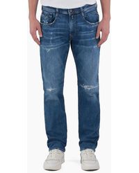 Replay - Anbass Slim Tapered Jeans - Lyst