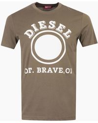 DIESEL - 1976 Varsity Logo Ivy T-Shirt - Lyst