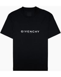 Givenchy - Paris Reverse Logo 'Slim Fit' T Shirt 001 - Lyst