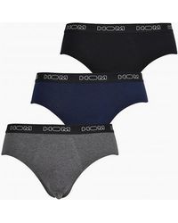 Hom - Boxerlines 3-Pack Basic Briefs - Lyst