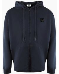 Iceberg - Ice Small Block Logo Zip-Up Hoodie - Lyst