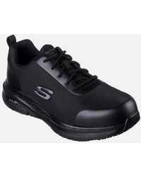 Skechers - Workwear Arch Fit Sr Ringstap Textile Safety Trainers - Lyst