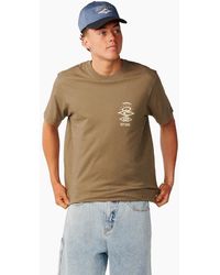 Rip Curl - Rip Curl Search Icon Graphic Short Sleeve T-Shirt - Lyst