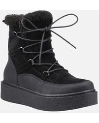 Hush Puppies - Bronte Suede Winter Mid Calf Boots - Lyst
