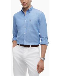Tommy Hilfiger - Oxford Shirt Cotton Long Sleeve Casual Formal Classic Fit - Lyst