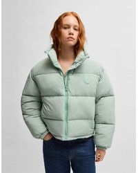 BOSS - Fortuna Solid Patterned Puffer Jacket - Lyst