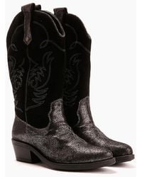 Osprey - London The Louisiana Leather /Gunmetal Boots - Lyst