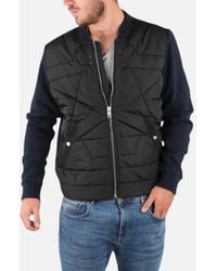 DIESEL - S Kings Bomber Jacket Padded Casual Winter Outwear Fleece Coat - Lyst