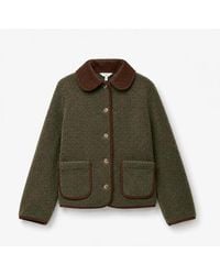 Joules - Sadie Short Track Jackets Khaki - Lyst