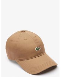 Lacoste - Organic Cotton Twill Cap - Lyst