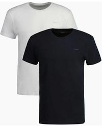 GANT - 2-Pack Crew-Neck T-Shirts - Lyst