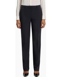 BOSS - Tameah Solid Patterned Straight Chinos - Lyst