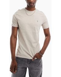 AllSaints - All Saints T Shirts Crew Neck Slim Short Sleeve Casual Summer Cotton Tee - Lyst
