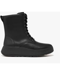 Fitflop - F-Mode Flatform Ankle Boots All - Lyst