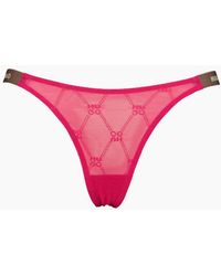 BOSS - Sporty Logo Lace G-String, Bright - Lyst