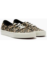 Vans - Authentic Canvas Leopard/Insense Trainers - Lyst
