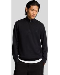 Lyle & Scott - Lyle & Scott Superfine Quarter Zip Sweatshirt - Lyst