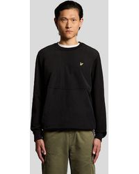 Lyle & Scott - Half Raglan Sleeve Panneled Sweatshirt - Lyst