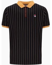 Fila - Polo Shirt Classic Striped Polo Short Sleeve Cotton Summer Polo - Lyst