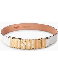 Moschino - Leather Belt - Lyst