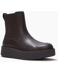Fitflop - Gen-Ff Roam Leather Chocolate Boots - Lyst