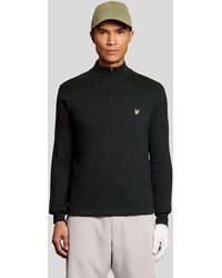 Lyle & Scott - Cotton Blend 1/4 Zip Jumper - Lyst