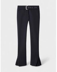 Off-White c/o Virgil Abloh - Stretch Wool Belt Slim Pants Dark - Lyst