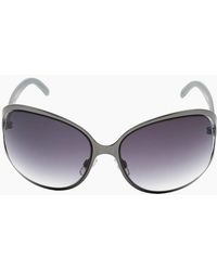 Calvin Klein - Oval Lensed Sunglasses - Lyst