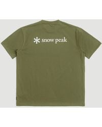 Snow Peak - Snow Peak Back Printed Logo T-Shirt - Lyst