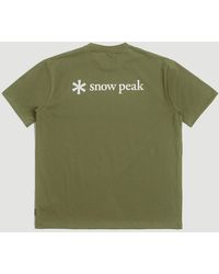 Snow Peak - Snow Peak Back Printed Logo T-Shirt - Lyst