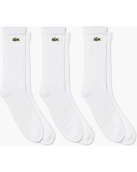 Lacoste - Sport 3 Pack High Cut Socks - Lyst