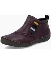 Rieker - Ladies Boots 52584-30 Brombeer - Lyst