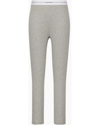 Calvin Klein - Modern Rib Leggings, Heather - Lyst