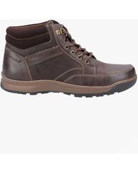Hush Puppies - Grover Waxy Nubuck Ankle Boots - Lyst