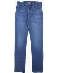 BOSS - Delaware3-1 Slim Fit Jean Dark 416 - Lyst
