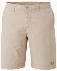 Emporio Armani - Cotton Blend Lightweight Chino Shorts - Lyst