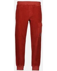 C.P. Company - Brushed Fleece Lens Sweatpants - Lyst