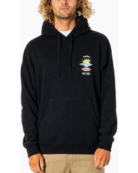 Rip Curl - Rip Curl Search Icon Fleece Pullover Hoodie - Lyst