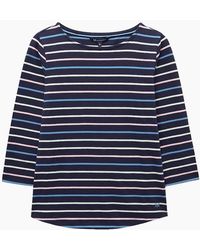 Crew - Essential Breton Long Sleeve T-Shirt - Lyst