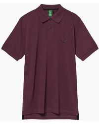 Ma Strum - Wine Pique Polo - Lyst